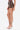 JULIE FAUX LEATHER STUD SHORT
