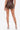 JULIE FAUX LEATHER STUD SHORT