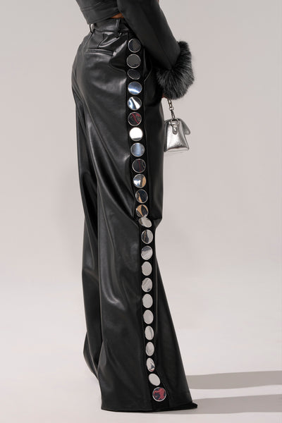 TIME AFTER TIME FAUX LEATHER TROUSER – AKIRA