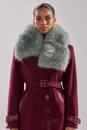 HAVE IT ALL FAUX FUR SHAWL – AKIRA