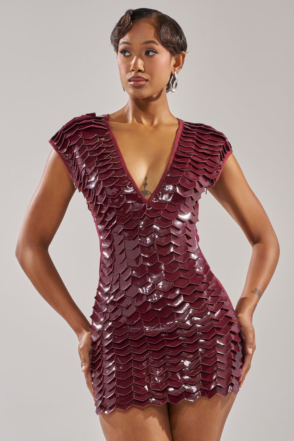 admire you mini dress cherry liquor Admire You Mini Dress White