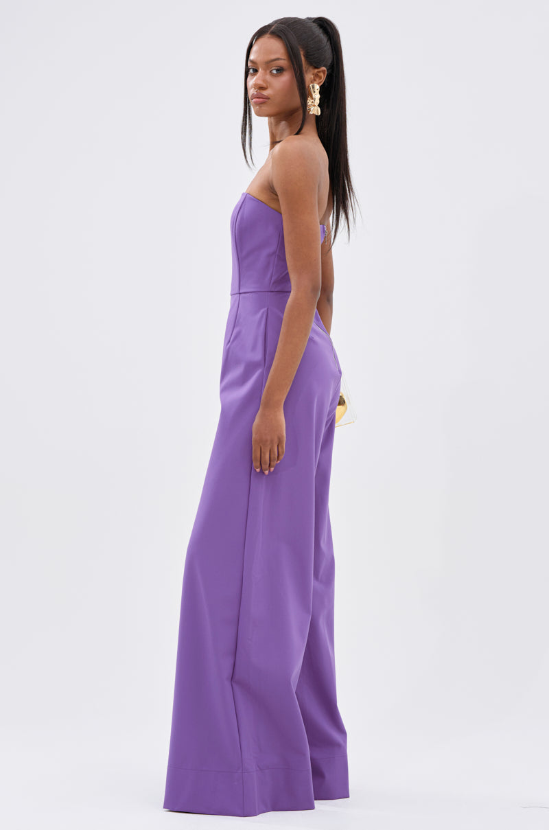 open lace back dress Dark Royal Purple Pattern Slim Fit Dress Shirt | The Edo main image 0