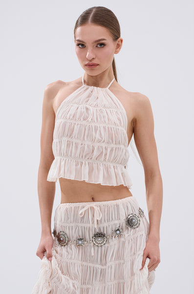 【完売】  JUST AKIRA – TOP HALTER GOIN KEEP トップス