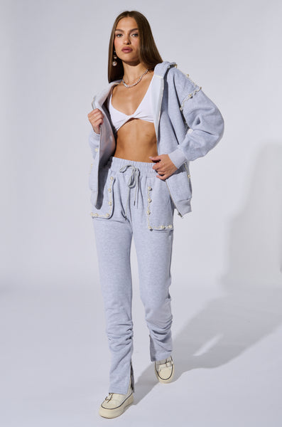 PEARL DETAIL JOGGER PANT – AKIRA