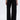 A person wearing the PEARL GIRL JOGGER—black wide-leg sweatpants with zipper pockets and pearl details along the side seams—paired with black open-toe sandals. The photo is cropped from the shoulders down.