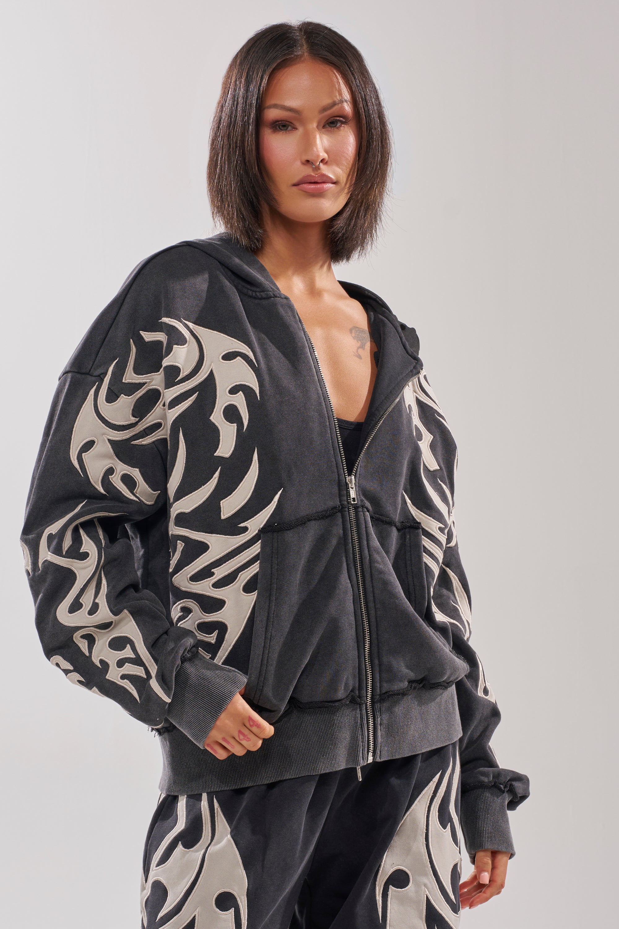 ON FIRE ZIP UP SWEATSHIRT – AKIRA