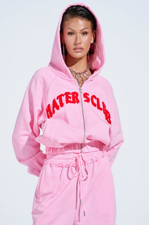 HATERS CLUB ZIP UP HOODIE – AKIRA