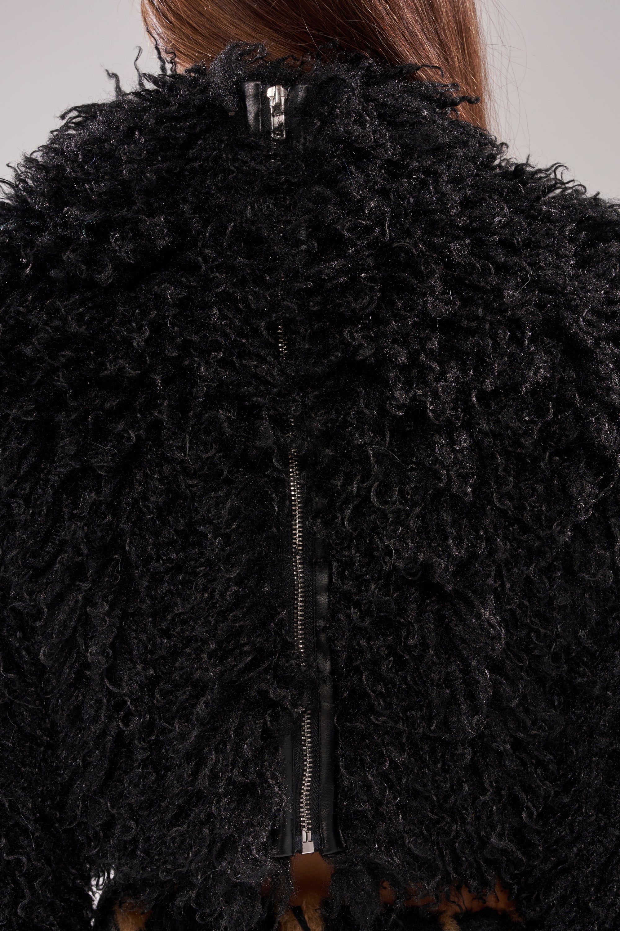 トップス andmary Abbie fur tops black ANDMARY】Abbie fur tops