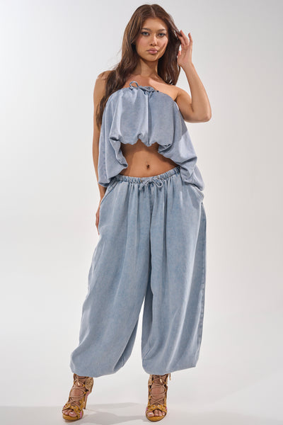 PUMPED UP DENIM BALLOON PANT – AKIRA