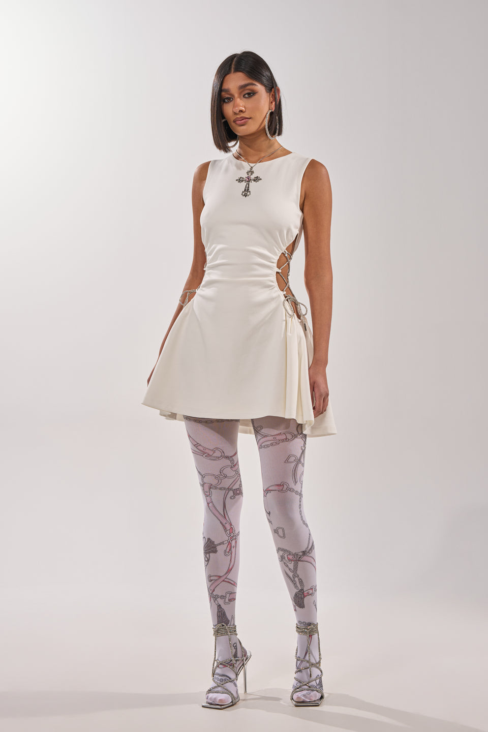 skin leggings for short dresses Short Dress For Winter