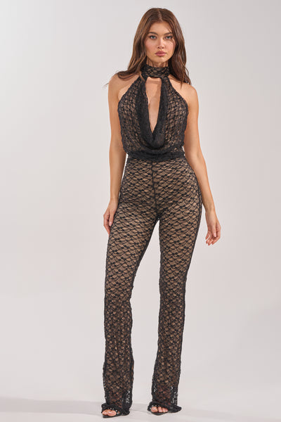 専用　JUMPER LACE/Beyond the romance MAIN VIBE LACE JUMPSUIT IN BLACK – AKIRA
