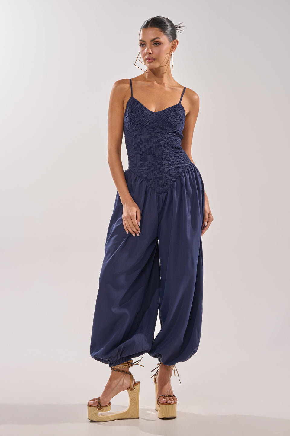 dress pants jumpsuit AKIRA Trendsetter Balloon Pant Jumpsuit