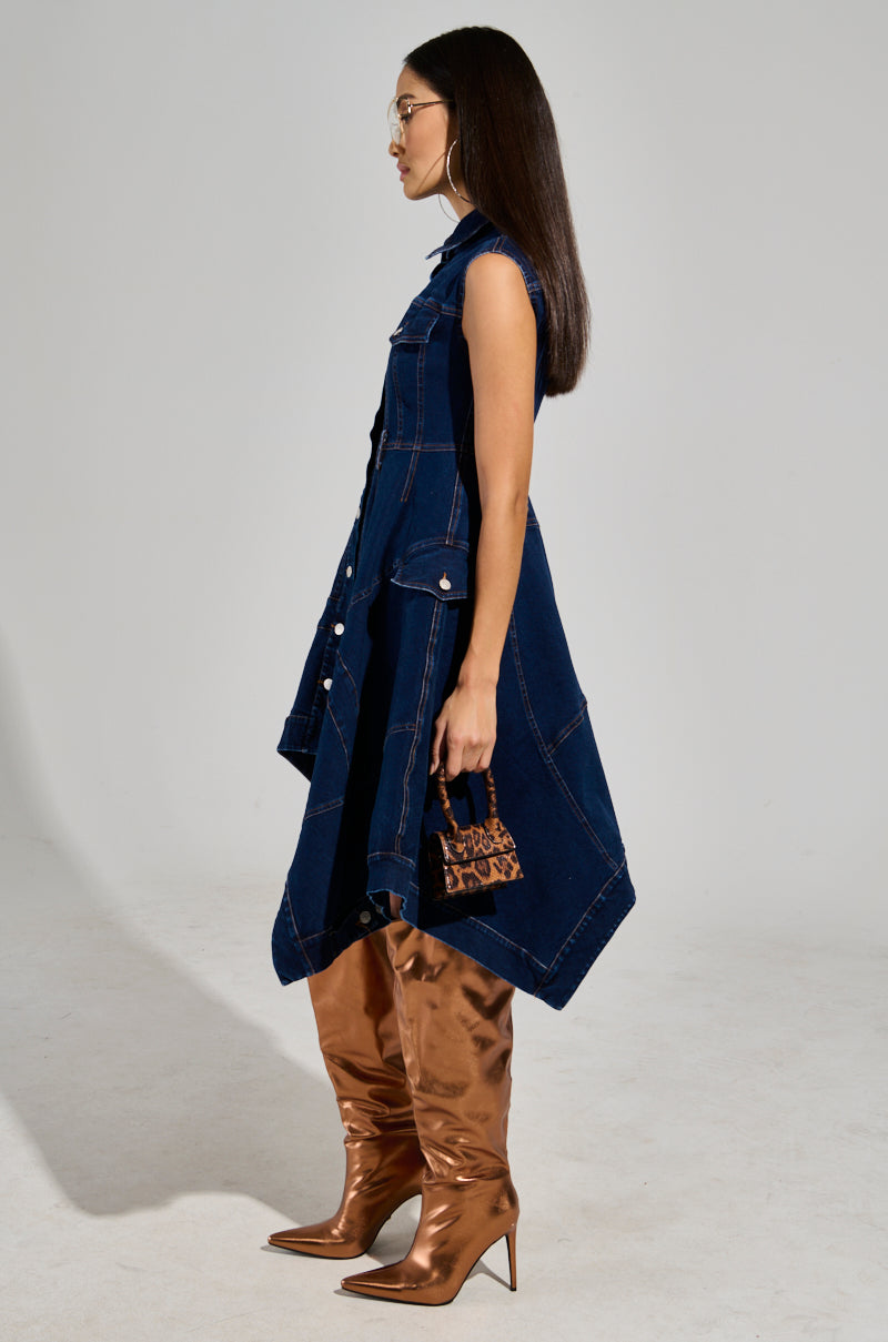 VIWINONA Long Dress - Light Blue Denim main image 0