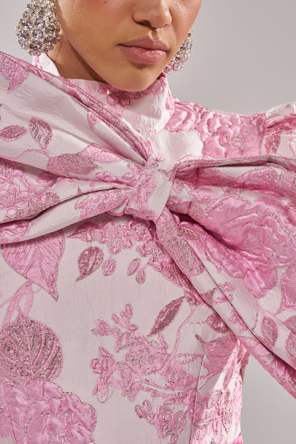 akira pretty in pink brocade mini dress AKIRA Pretty Brocade Beaded Mini Dress | Pink