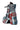 Meet the AZALEA WANG JULIEN BLUE MULTI CHUNKY BOOTIE, featuring a plaid textile upper in red, black, blue, and white. This stylish boot boasts rhinestone accents, thick stripes, a side zipper, lace-up front, and a chunky heel for an eye-catching look.