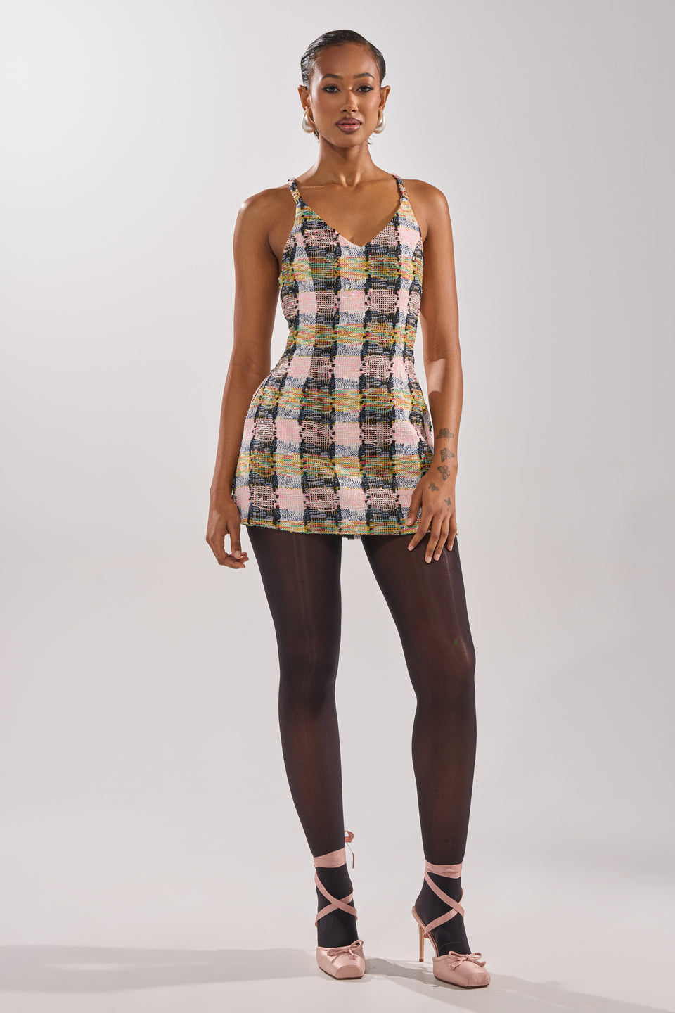 mini dress with shoes 10 Summer Mini Dresses And The Flat Shoes To Pair Them With, From Flip Flops To Sneakerinas