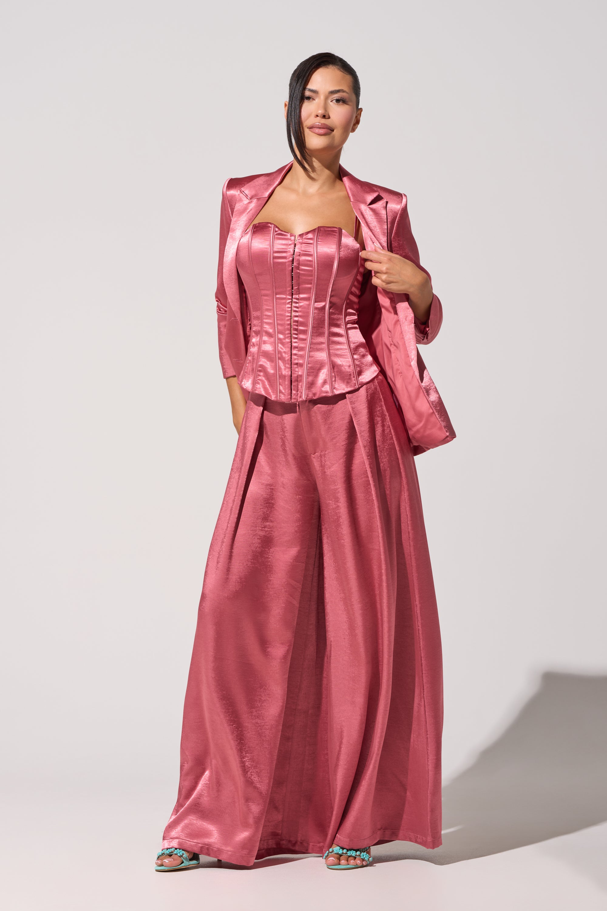 IN FULL BLOOM BLAZER IN MAUVE – AKIRA