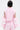 A person with short, dark hair and a light streak is shown from the back, wearing the CANDY LACE TRIM WINDBREAKER in light pink with frilly, layered ruffle sleeves and matching shorts against a plain white background.