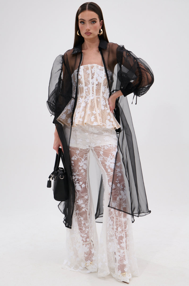 CAN I KICK IT ORGANZA TRENCH – AKIRA
