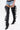 AZALEA WANG KARTICE BLACK FLAT WESTERN CHAP BOOT