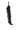 The AZALEA WANG KARTICE BLACK STILETTO WESTERN CHAP BOOT features a pointed toe, stiletto heel, vertical fringe along the outer side, and a top strap with a buckle.