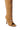 The AZALEA WANG KAZUKI TAN SLOUCHY SUEDE OPEN TOE BOOT showcases faux suede texture, silver button accents, a knee-high slouchy design, slim stiletto heel, and open toe for a chic, modern look.