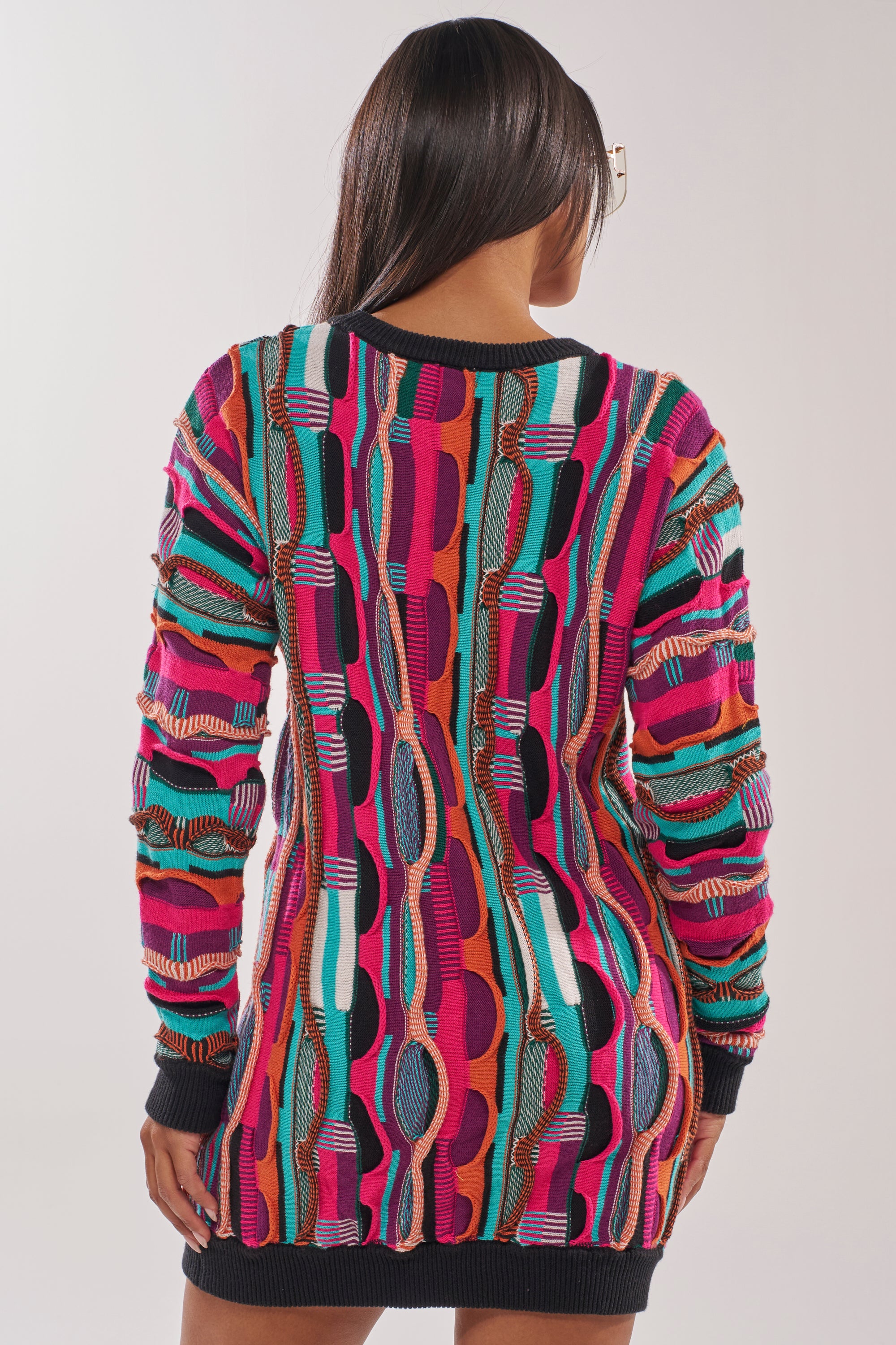 AKIRA Carlton Could Never Knit Sweater Dress | Size Small