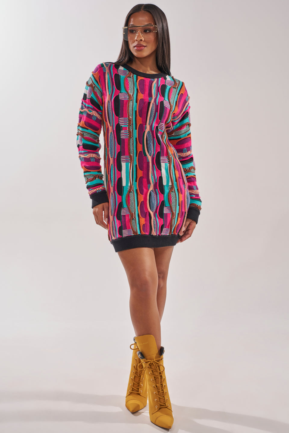 knit sweater dress AKIRA Carlton Could Never Knit Sweater Dress
