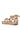The AKIRA KEONA BEIGE ROPE FLAT SANDAL features a flat midsole, thick twisted rope construction, criss-cross knotted straps, and lace-up ankle detail for a stylish look.