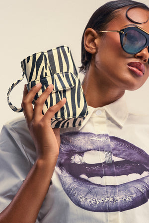 LETS GET WILD ZEBRA BAG – AKIRA