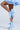 AZALEA WANG KLARICE BLUE OPEN TOE BOOTIE