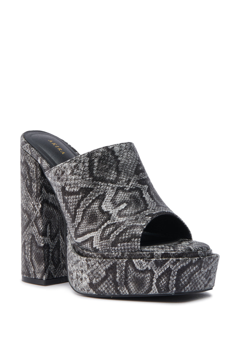 Shoes Snakeskin Sandals Platform Women's Platform Snakeskin Ankle