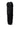 The AZALEA WANG LANGLEYE Black Thigh-High Fur Luxe Boot stands upright, its tall cylindrical silhouette of black faux fur displayed against a plain white background.