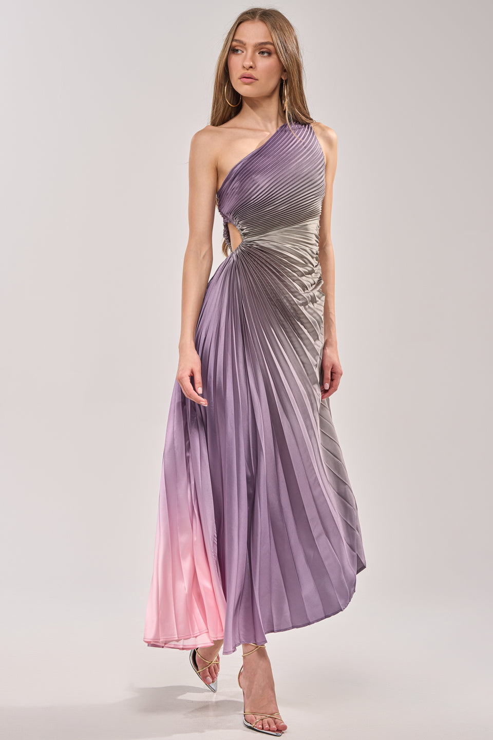 AKIRA Here To Shine Purple Maxi Dress