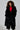 LENOX FAUX FUR TRENCH IN BLACK