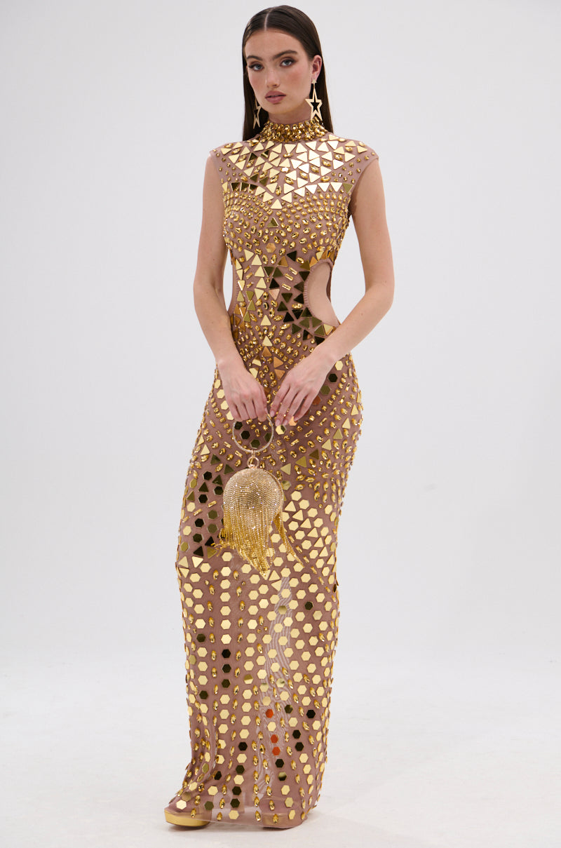 slim fit dress slacks Libby - Lurex Midi Dress main image 0