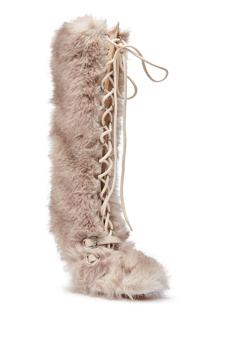 【COLOR iN ID】padded fur long boots 41rJg6yFarL.jpg
