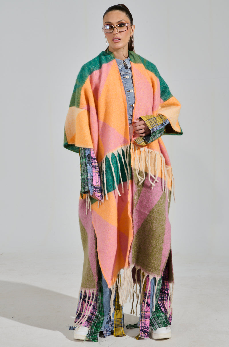 トップス 00s japanese label drape cardigan seana Spiky Shibori Cardigan - Crepe de Chine/Solid Color - BUNZABURO