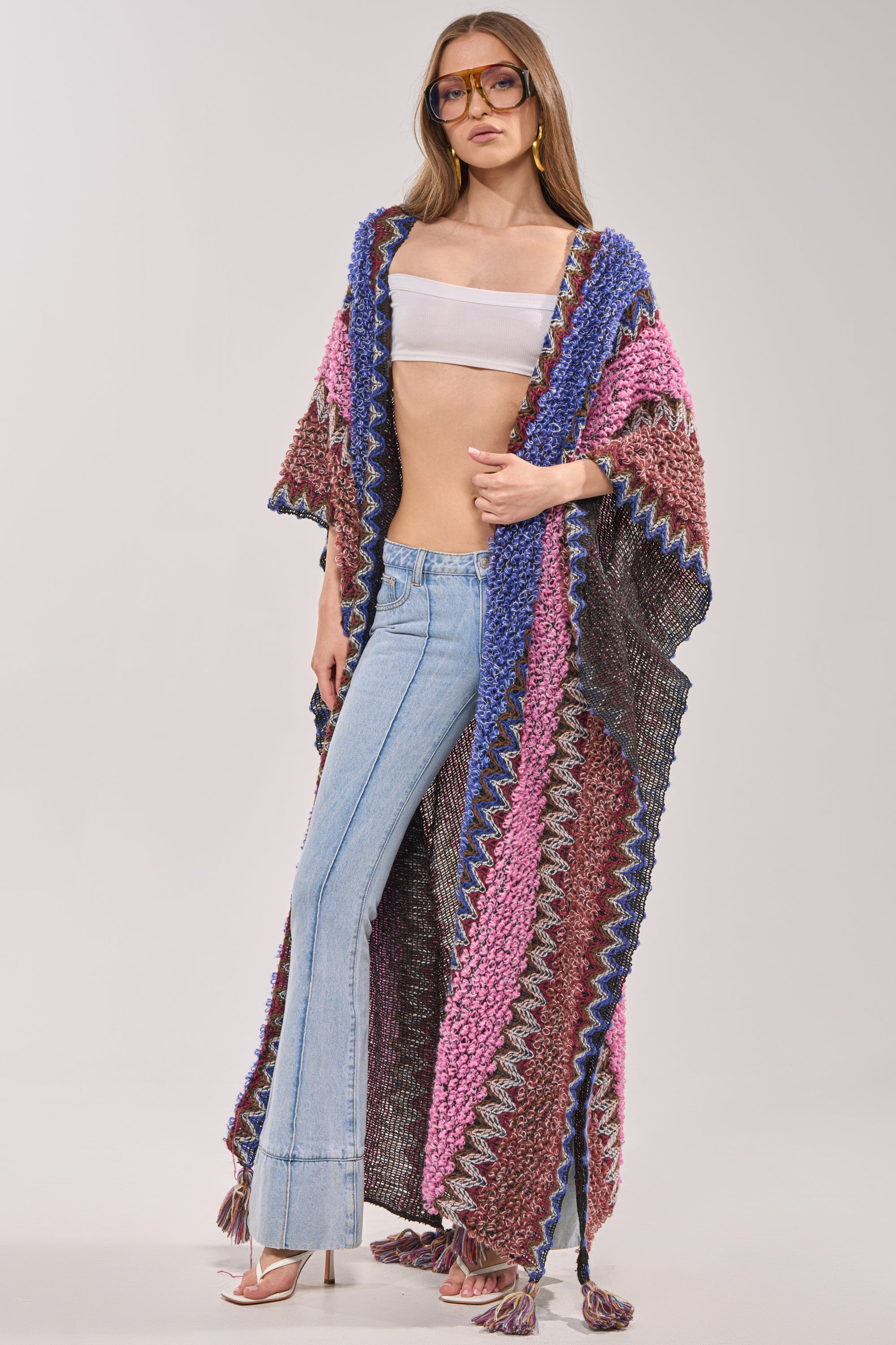 WILDFLOWER WAVES LONG CARDIGAN – AKIRA
