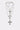 The CROSS MY HEART NECKLACE showcases three silver layered chains with unique cross pendants—one accented with rhinestones—elegantly displayed on a plain white background.