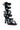 AZALEA WANG MACAW BLACK EMBELLISHED GLADIATOR STILETTO SANDAL