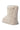 The MELANIE BEIGE FURRY BOOTIE, with its soft and fluffy faux fur texture, is showcased against a plain white background. This cozy bootie features a round toe design and flat sole.
