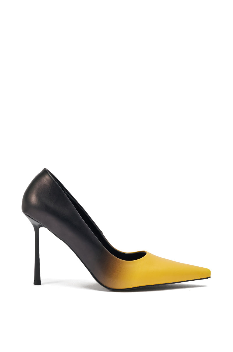 AZALEA WANG YELLOW OMBRE EFFECT STILETTO PUMP – AKIRA