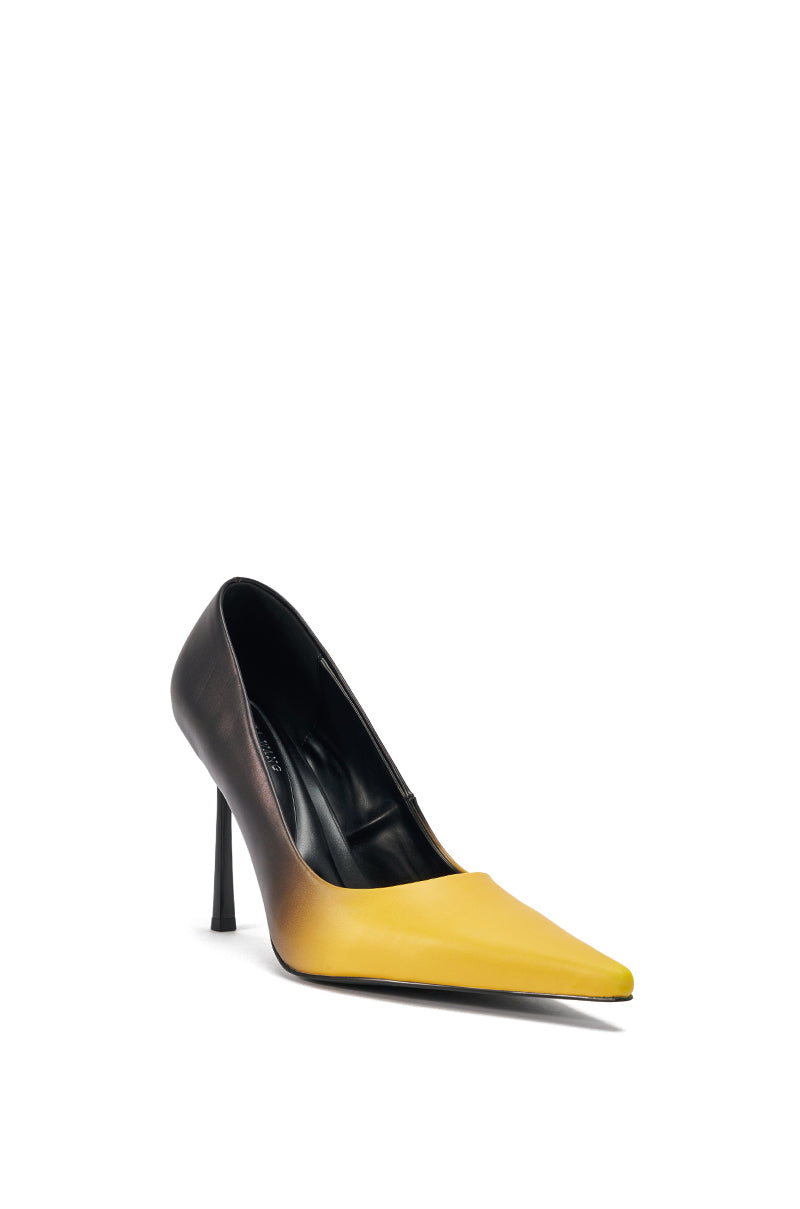 AZALEA WANG YELLOW OMBRE EFFECT STILETTO PUMP – AKIRA