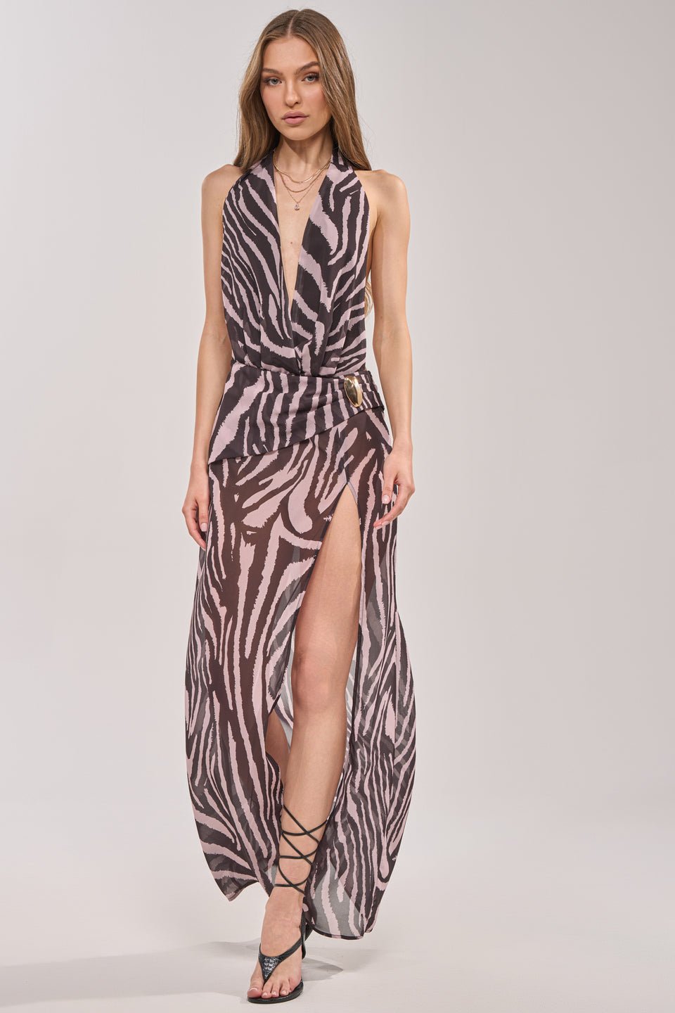 zebra print maxi dress INVITE ONLY PRINTED MAXI DRESS IN ZEBRA – AKIRA