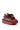 The AZALEA WANG NAMIDA BURGUNDY SNEAKER boasts a chunky red and brown sole, beige and brown panels, deep red laces, and layered fabric and leather details for a bold streetwear look with outdoor-inspired style.