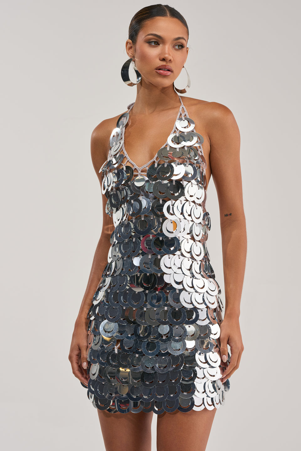 shimmer and sequin dress Clarisse -811338 Strapless Shimmer Sequin Mermaid Dress 6 / Black