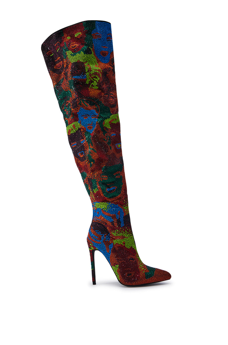 AZALEA WANG NERISSA MULTI STILETTO THIGH HIGH BOOTS – AKIRA