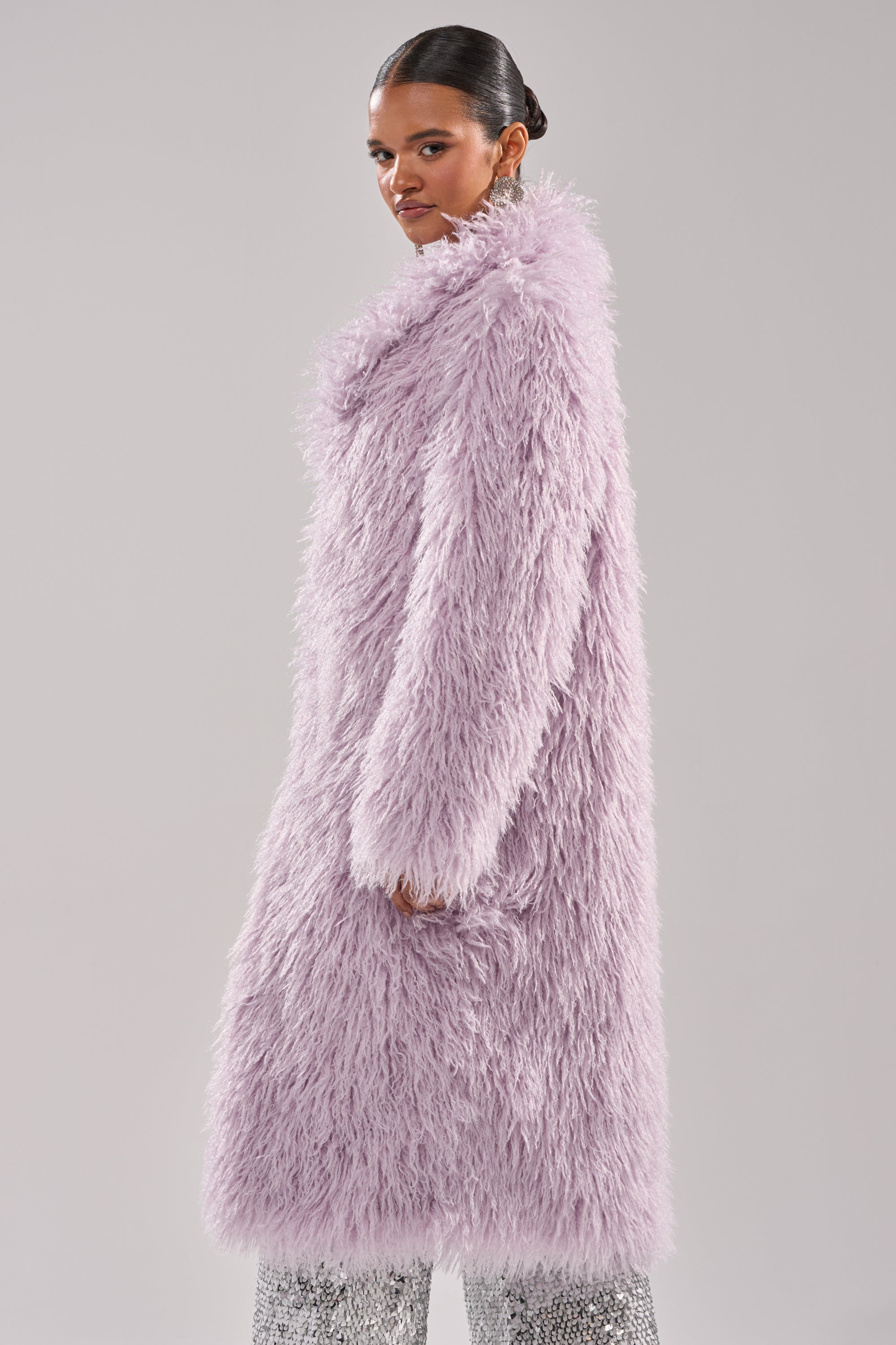 VIOLET SKIES FAUX FUR COAT – AKIRA