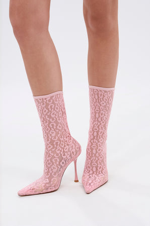 AZALEA WANG NICKLAS PINK LEOPARD STILETTO BOOTIE – AKIRA